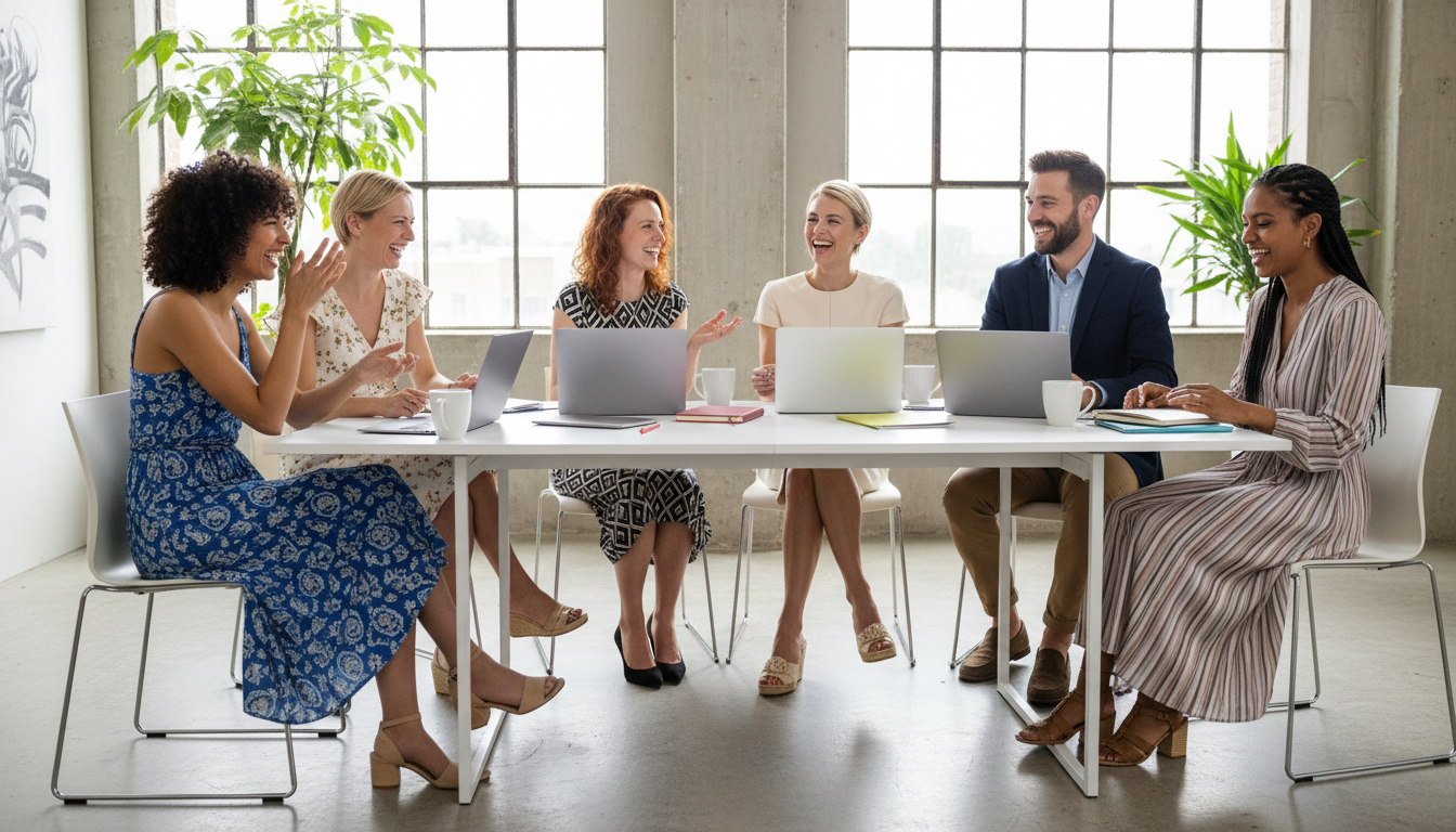 Human strategists convert AI-generated headlines into culturally resonant stories.